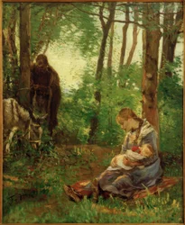 Descanso en el bosque (Descanso en la huida)