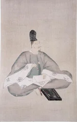 El poeta, Akahito, de 