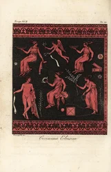 Los Misterios de Eleusis, iniciaciones del culto a Deméter y Perséfone con sede en Eleusis, Grecia