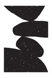 Piedras abstractas equilibradas