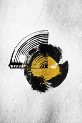 Ritmo negro y dorado