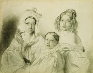 Retrato de las Condesas Praskovia, Nadezhda y Maria Vyazemsky, 1835