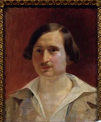 Retrato de la autora Nikolai Gogol (1809-1852)
