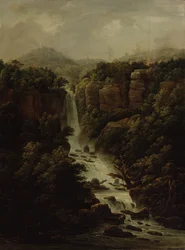 Cascada cerca del Palacio Papal en Roma