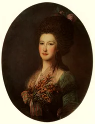Retrato de la condesa J. V. Santi, 1785