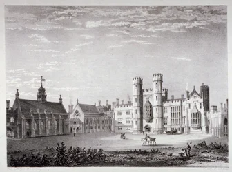 Palacio de Lambeth, Londres, c1830