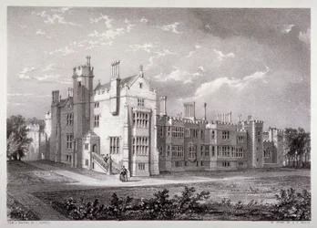 Vista del Palacio de Lambeth, Londres, c. 1830