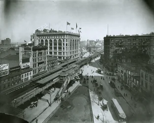 Broadway, norte desde la calle 32, Ciudad de Nueva York