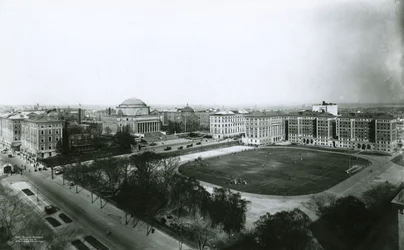 Campus de la Universidad de Columbia desde el suroeste, Ciudad de Nueva York, 1910