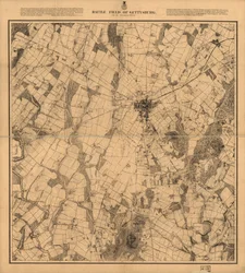 Campo de batalla de Gettysburg.
