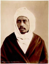 Retrato de un jefe sudanés de la tribu Galieh