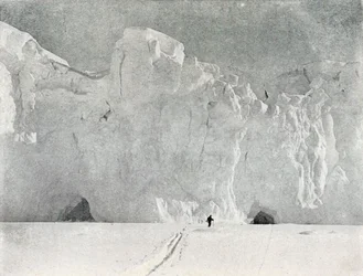Cara de un Glaciar en la Tierra de Victoria, c. 1911, 1913