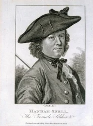 Hannah Snell, la Soldado Femenina, publicado por R.S. Kirby, 1804