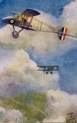 En el aire - el FE 8, 1932
