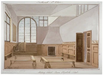 Vista interior de la Escuela St Olave en Tooley Street, Bermondsey, Londres