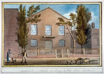 Capilla Metodista, Great Suffolk Street, Southwark, Londres, 1825
