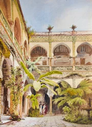 Dar Mustapha Pacha, Argel (acuarela)