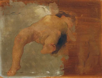 Putto reclinable