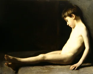 La joven modelo dormida