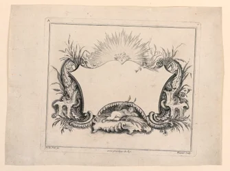 Escudo, de "Recueil Nouveau de Differens Cartouche"