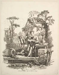 Hombre y mujer leyendo