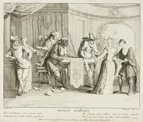 Placa del Livre de Scènes Comiques