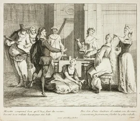 Placa del Livre de Scènes Comiques