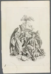 Los sentidos: Tacto después de Boucher, 1700s