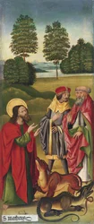 El milagro de San Mateo domando a los dragones, 1478