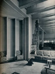 Esquina del Salón de Zapatos, Roos Bros., San Francisco, 1930