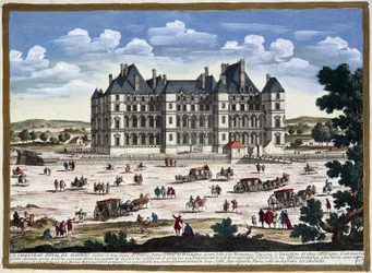 Chateau de Madrid en los alrededores de París, por Perelle