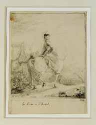 María Antonieta a caballo ...