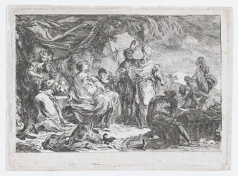 Labán buscando sus dioses domésticos, ca. 1753