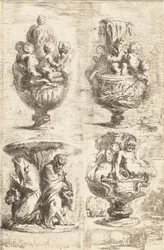 Los Cuatro Jarrones, 1754