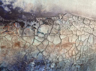 Textura de tierra agrietada