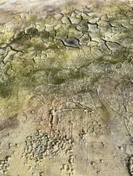 Textura abstracta con tonos terrosos
