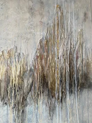 Montañas doradas con textura