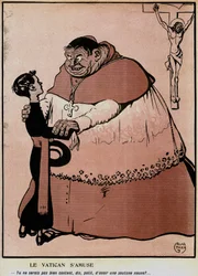 Viñeta en el diario de humor político francés "L