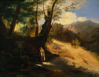 La fuente en el bosque