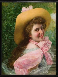 Cara de niña (óleo sobre lienzo)