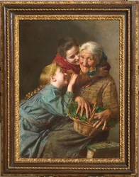 El huésped bienvenido 1882 (óleo sobre lienzo)
