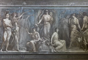 Alegoría de la Comedia, detalle