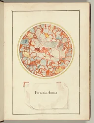 Breccia Antica, de diferentes tipos de piedra, Italia