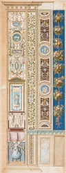 Pilaster Loggia IV (Adorno, en el que se sienta el Genio de la Fama)