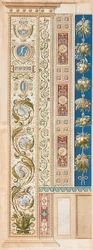 Pilaster Loggia V (Decoración con hermosos zarcillos)