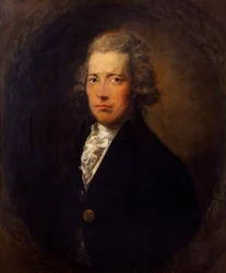 Retrato de William Pitt el Joven, estadista británico