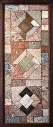 Pavimentación, - (Opus sectile en mármol)