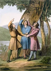 Suiza: los tres líderes de la Confederación Helvética.