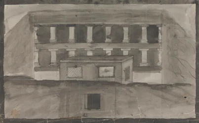 Entrada del templo, Ellora