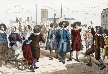 Hombres vendiendo vino, c. 1630 - 1640